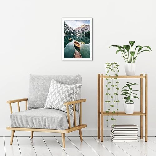 Americanflat 12x18 Picture Frame - Engineered Wood - White - Image 4