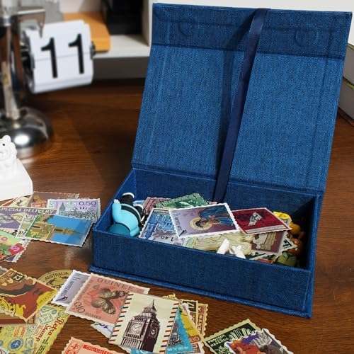 Photo Storage Box 8x10, Memory Box - Blue - Image 4