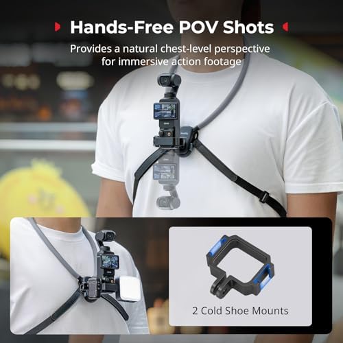 SMALLRIG Action Camera Magnetic Neck Mount with Strap for Hands-Free Vlog - Image 4
