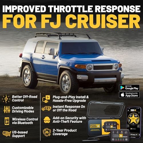 PEDAL COMMANDER for Toyota FJ Cruiser 2007-2014 Throttle Response Controller - Plug-and-Play, 4 Driving Modes, App Control, Throttle Controller Upgrade, FJ Cruiser TRD Accessories - Image 2