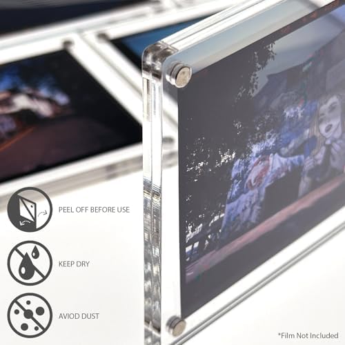 Premium Acrylic Magnetic Reversal Film Holders, 6 Packs Archival Storage High Transparency Display Holder for Reversal Film 6X7 - Image 5