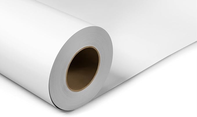 Denny Mfg Seamless Paper Backdrop for Photoshoot, True White 107 in x 36 ft | Backdrop Roll, Matte Finish for Portraits, Product Photos and Video Shoots, Includes Free Roll Gaffer Tape (2 in x 13 ft) - Image 2