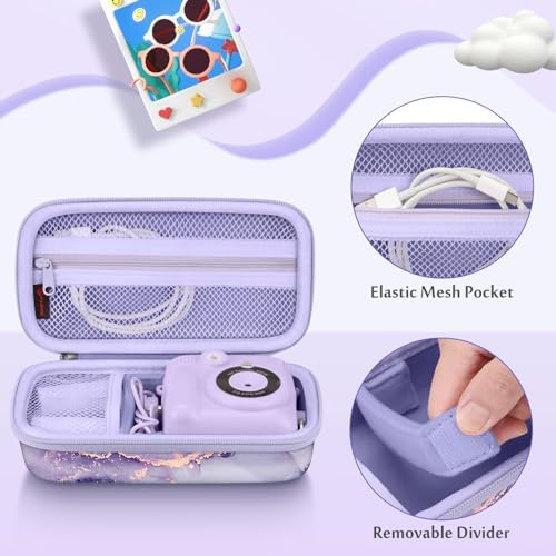 FINTIE Kids Camera Case for Instant Print Digital Cameras, Hard EVA Shell - Image 4
