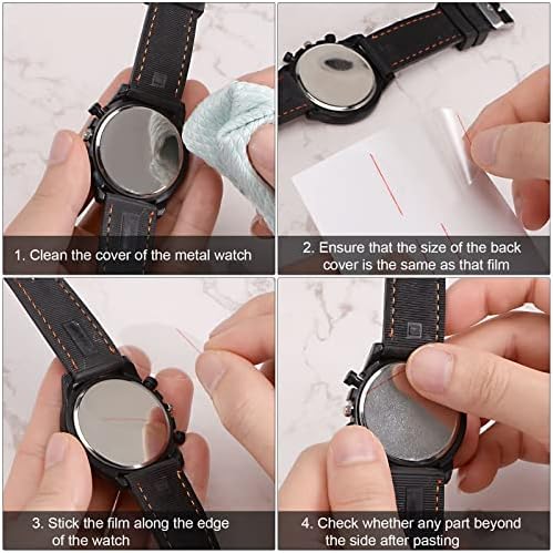 HARFINGTON Watch Back Cover Protective Film, PE Round Watch Back Case Protector Film for Watch Back Case Protection - Image 6