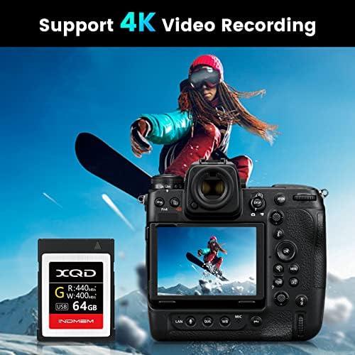 XQD 64GB Memory Card, 5X Tough MLC XQD Flash Memory Card High Speed G Series| Max Read 440MB/s, Max Write 400MB/s - Image 4