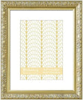 VIOLABBEY 8x10 Picture Frame Gold, Ornate Vintage Photo Frame by violabbey