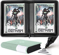 D DACCKIT Comic Binder，Comic Book Album with Sleeves Fits Regular Comics and Comic Bagged and Boarded - Comic Storage Binder Holds 24 Comic Books（Model A，Asakusa Green） by DDACCKIT