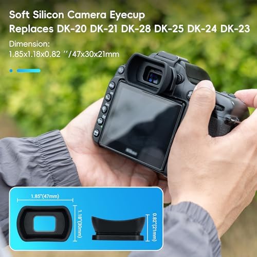 Extended D750 D7500 D7200 D5600 D5500 D5300 D5200 D5100 D3500 D3300 Eye Cup - Image 2