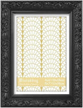 VIOLABBEY 5x7 Picture Frame Black, Ornate Vintage Photo Frame by violabbey
