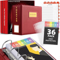 HAUTOCO Show-Bill Binder with 36 Sleeves for 8.5" x 5.5" Broadway Programs by HAUTOCO