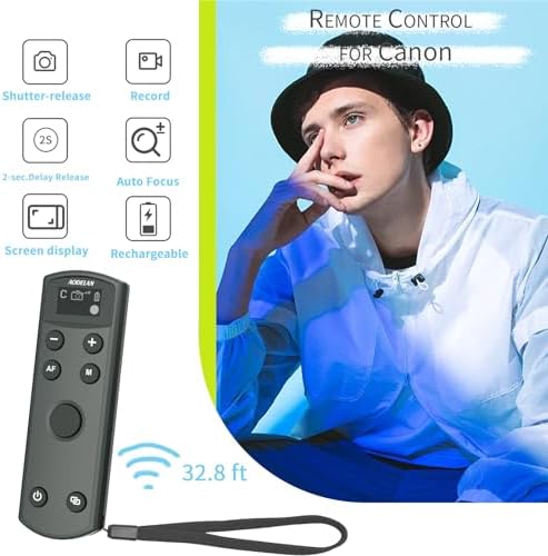 Remote Control for Canon Camera,Rechargeable Wireless Shutter Release - Image 2