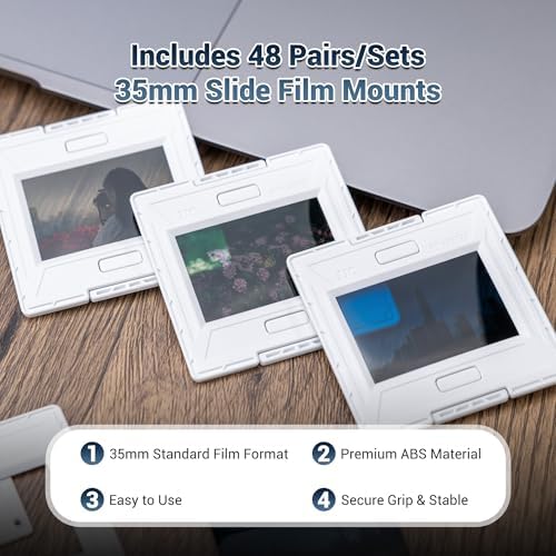 35mm Slide Film Mounts Archival Storage Case Organizer for 96 Slides - Image 6