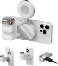 TELESIN Magnetic Phone Camera Grip & C03 Magnetic Selfie Light Creator Kit | Fun Shot Selfie Grip Handle Bundle Kit Compatible for iPhone Magsafe & Android Selfies/Photography/TikTok/Zoom Calls/Video by telesin