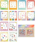 12PCS - Photo Border Stickers Compatible for Instax Square SQ Film, Pictures Decorative Stickers for Instax Square SQ1/SQ6/SQ10/SQ20/SQ40 Instant Camera Film - Rainbow Series by HIYQIN