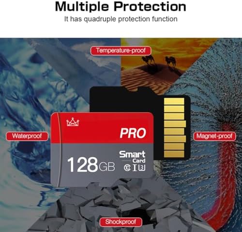 128GB Micro Memory Card Class 10 Memory Cards High Speed Mini TF Card with Adapter for Smartphones/Tablet/Drone/Game Console(2-Pack) - Image 6