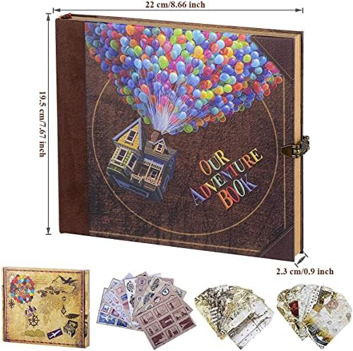 Scrapbook Photo Album Our Adventure Book Embossed Hard Cover - Image 2