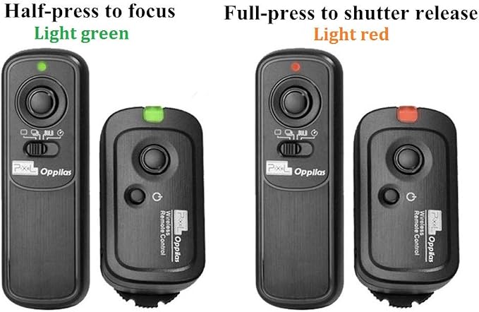 Pixel Camera Remote Shutter Release RW-DC0 for Nikon Wireless 2.4GHz 262ft | For Nikon Z8 Z9 D3 D4 D5 D800 D850 D800E D810A D810 D700 D500 D300 D300s D200 F100 F90 F90X F6 F5 D1X D2H MC-30A MC-36A - Image 7