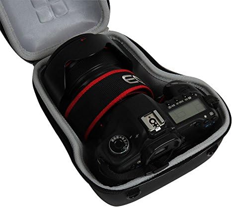 Fits Canon EOS 7D 6D 5D Mark II III IV 5DS R EF 24-105mm f/4 F4 L is USM EF 24-70mm f/2.8L II USM DSLR Lens Kit EVA Hard Storage Carrying Travel Case Cover Bag by Hermitshell - Image 5