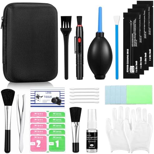 Camera Cleaning Kit for DSLR & Mirrorless Cameras - Camera Accessories Lens, Sensor & Camera Lens Cleaning Kit, Perfect Photographer Gifts, Accessories Sensor Cleaning kit by Unknown
