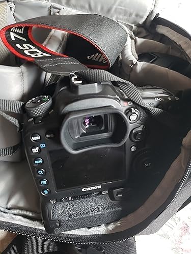 Long Soft Viewfinder Eyecup Eyepiece with Micro Fiber Cloth for EOS 5D Mark IV 5D Mark III 5DS R 5DS 7D 7D Mark II 1Dx Mark II 1Ds Mark III 1D Mark IV 1D Mark III - Image 2