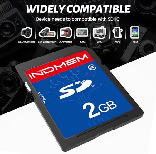 2GB Class 4 SD Card, MLC Flash Secure Digital Memory Card, Compatible with Digital Cameras, Camcorders & Old Devices - Image 7