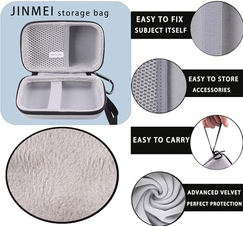 Hard EVA Carrying Storage Case Compatible with KODAK Snapic A1 35mm Film Camera/EKTAR H35N Half Frame Film Camera Protective Travel storage box (grey) - Image 3