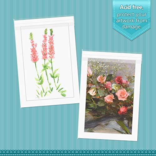 Golden State Art 13x19 Inch Crystal Sealed Clear Plastic Sleeves,100 Pack - Image 3