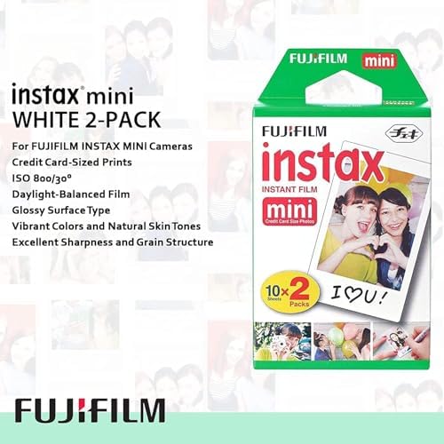Fujifilm Instax Mini Link 3 Smartphone Printer Sage Green + Fuji Film Value Pack (20 Sheets)+ Shutter Accessories Bundle, Incl. Protective Case, 20 Sticker Frames, USB Type C Cable - Image 2