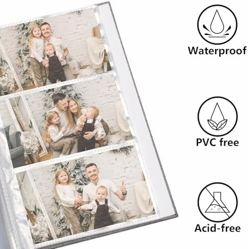 Vienrose 4x6 Photo Album, 2 Pack, 600 Photos, Red - Image 4