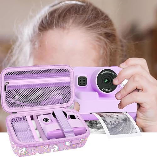 Leayjeen Kids Instant Camer Case for ESOXOFFORE/Dylanto -Purple Unicorn - Image 6