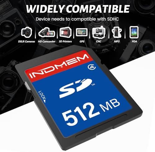 SD Card 512MB (2 Pack), Class 4 Flash Memory Cards MLC Stanard Secure Digital Cards, 512MB(2pc) - Image 6