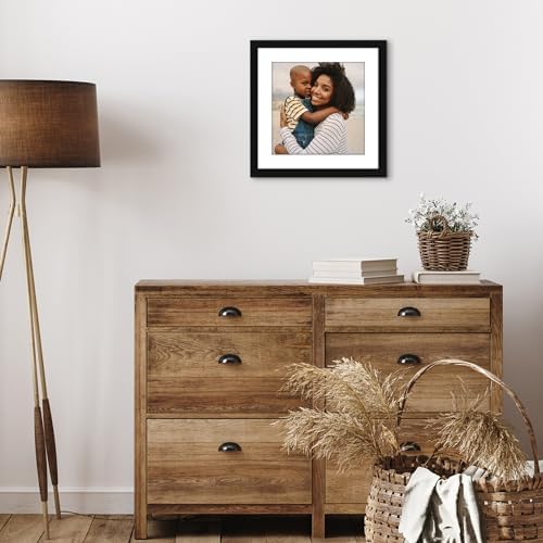 Americanflat 13x13 Picture Frame - Matted to 10x10 - Black - Image 7