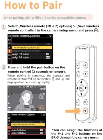 Aodelan for Nikon Wireless Rechargeable Camera Remote Control - Image 7