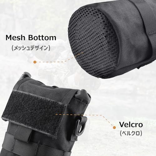 Azarxis Molle Pouches, Tactical Compact EDC Small Utility Pouch Waist Bags Sundries Storage Admin Organize Gear Gadget for Military Backpack - Image 3