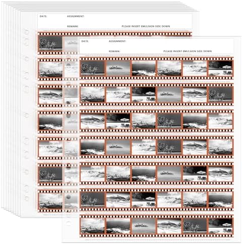 100 Pcs 35mm Film Negative Sleeves Film Binder Storage by Skybooly