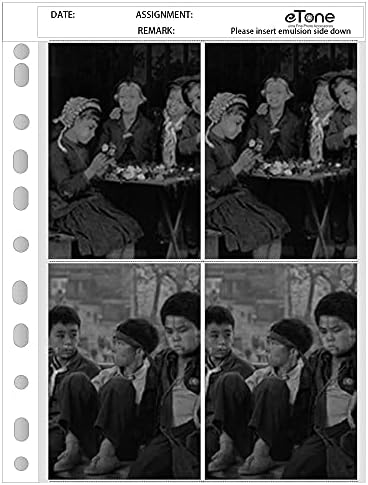 100x eTone Archival Storage Sheets 4x5 Negative Page Preservers by eTone