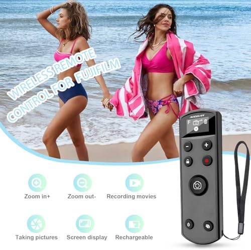 Remote Control for Fujifilm Camera, USB-C Rechargeable Wireless Shutter - Image 2