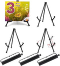AROIC 3 Pack 14'' Tabletop Easels, Black Steel Table Top Easels for Display by AROIC