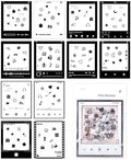 12PCS Pola Now Camera Film Border Stickers, Photo Border Sticker Compatible for Polaroid Now+/Onestep2 Instant Camera Film, Decorative Stickers for i-Type/600/SX-70 Films - Social Series by HIYQIN
