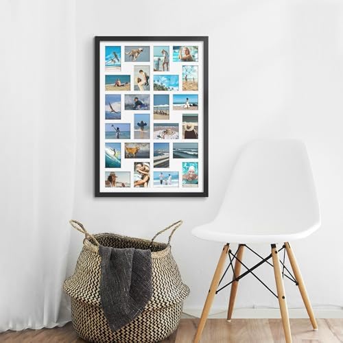 DUENPY 22x32 Collage Frame For 24 4x6 Photos Black - Image 6