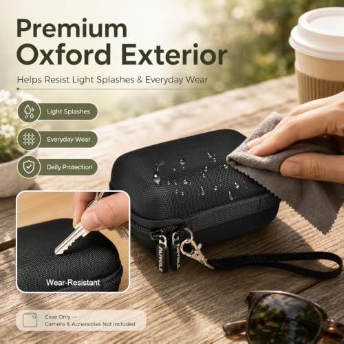 Case for KODAK Snapic A1 35mm Film Camera, Protective Travel Bag(Black) - Image 6