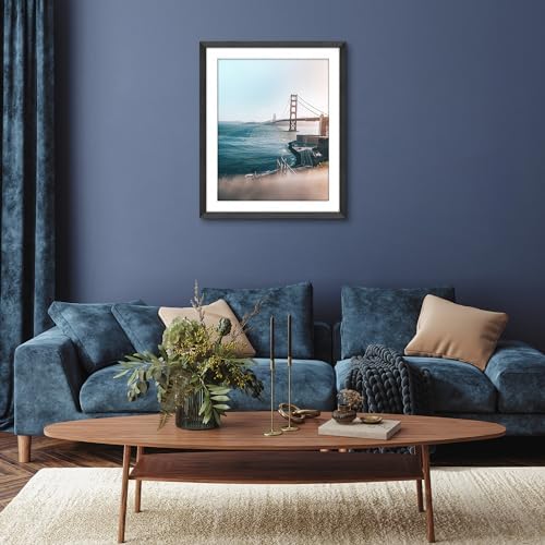 Americanflat 26x32 Poster Frame - Matted to 22x28 - Black - Image 5
