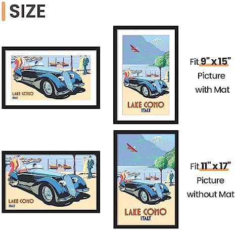 upsimples 11x17 Picture Frame, Gallery Wall Frames Set of 5, Black - Image 5