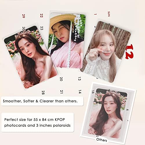100 Packs Kpop Photocard Sleeves, 58 x 89 mm, 200 Microns Thick - Image 4