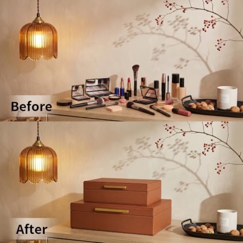 Decorative Storage Boxes with Lids Set-2 Store Photos, Letters Memory Box - Image 5