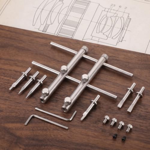 Camera Lens Spanner Wrench Repair Tool Kit for DSLR and Large Format Cameras Stainless Steel Construction and Humanized Handle for Precise Lens Installation and Retaining Ring - Image 7