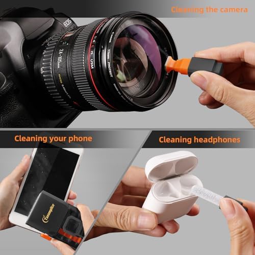 Keyboard Cleaning Kit, All-in-One Laptop & Computer Screen Cleaner, Black - Image 4