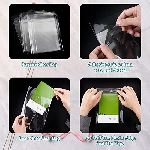 Golden State Art 3"x 5" Acid-Free Crystal Clear Storage Sleeves,200 Pack - Image 7