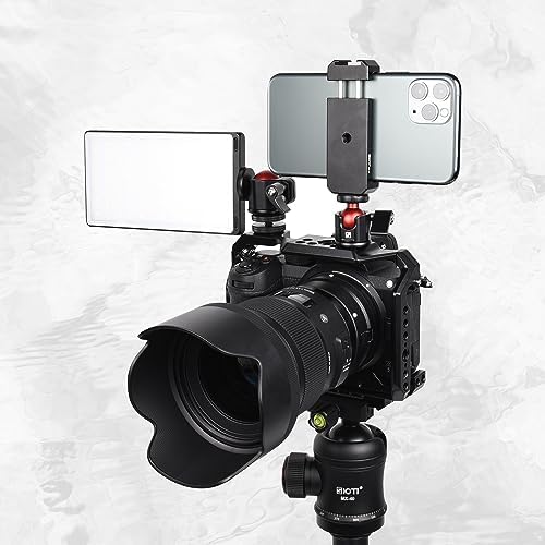 SIOTI Mini Ball Head Mount Adapter, with Hot Shoe Mont, Compatible with Monopod/Digital Card Camera/Microphone/Smart Phone/Action Camera/Flash/LCD (UM22) - Image 2