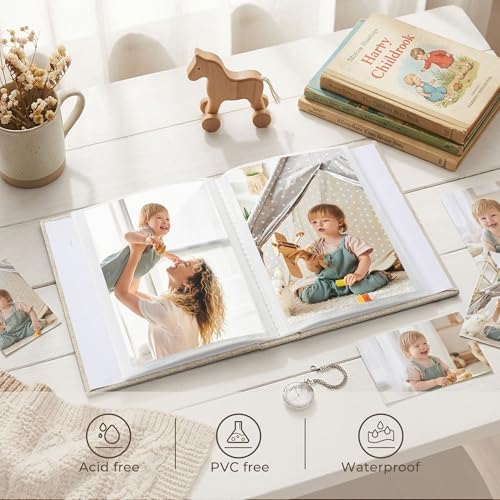 Vienrose 4x6 Mini Photo Album, 2 Pack, 52 Photos, Beige - Image 5